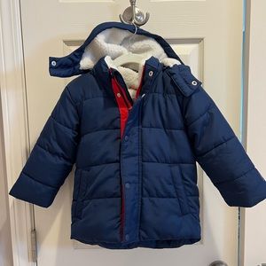 GAP Kids Navy Blue Puffer Jacket